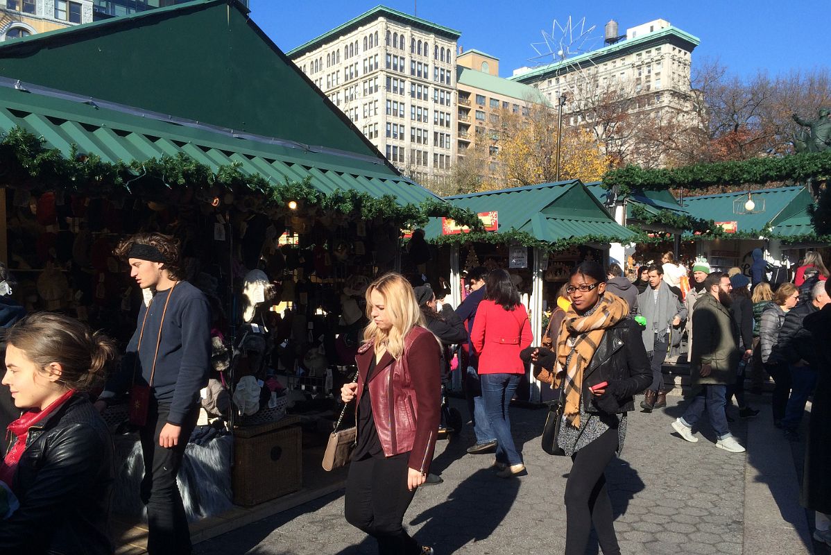 11-2 Shopping At Union Square Park Christmas Market New York City